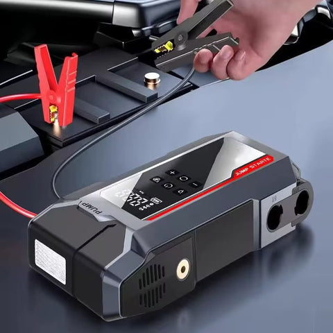 VoltBoost 4-in-1 Portable Car Jump Starter- Black