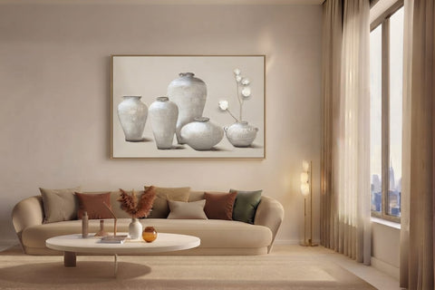 Ceramic Harmony Still Life Wall Art