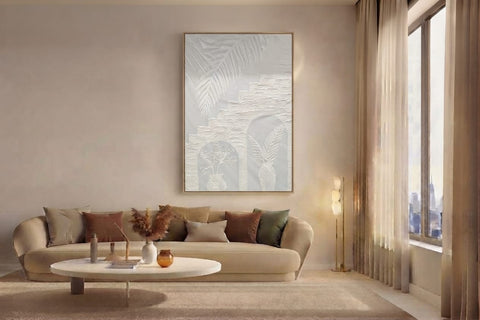 Architectural Form Minimalist Relief Art