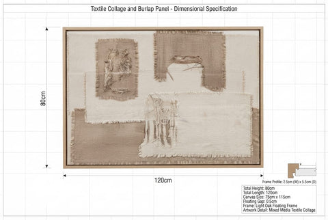 Textura Modern Mixed Media Wall Art