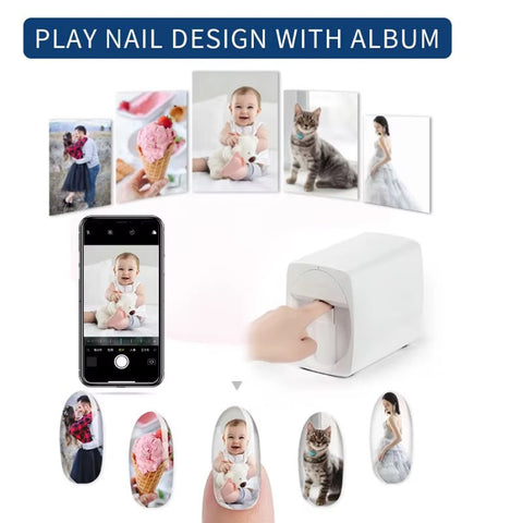 O'2Nails Smart Mobile Digital Nail Art Printer (V11)