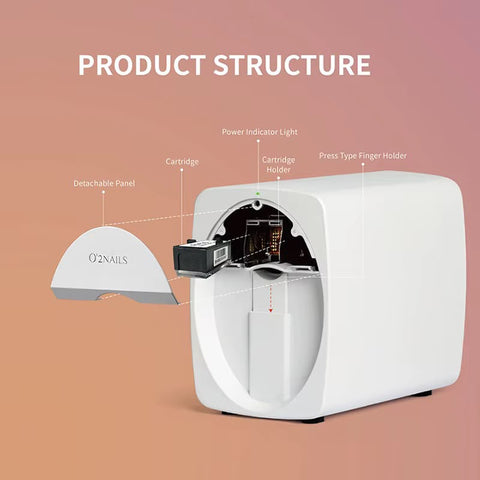 O'2Nails Smart Mobile Digital Nail Art Printer (V11)