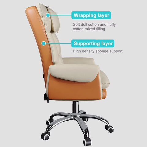 Modern Executive Reclining Office & Gaming Chair with Footrest