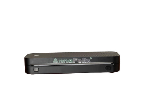 AnnaFelix Black Thermal Label Printer