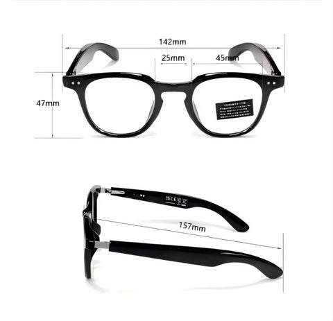 Color Changing Lenses Smart Glasses Hall Sensor AI Translator 30g Lightweight BT Calls Voice Assistant Music Playback Device