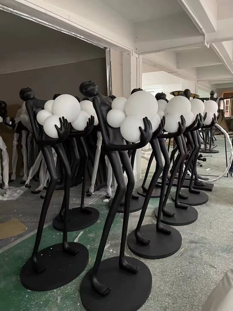 Modern Abstract Figural Cloud Floor Lamp