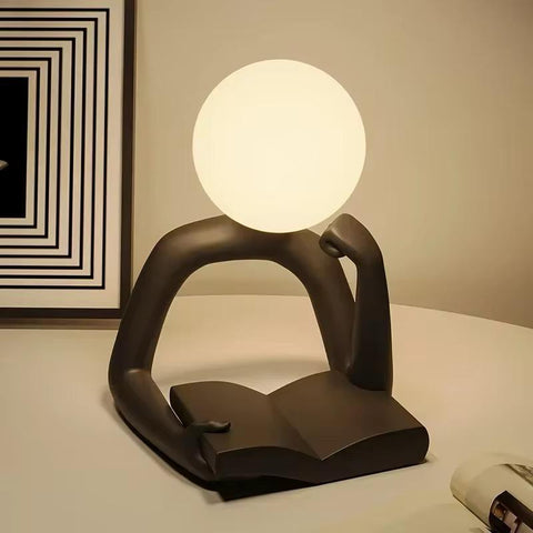 Abstract Thinker Reading Desk Lamp