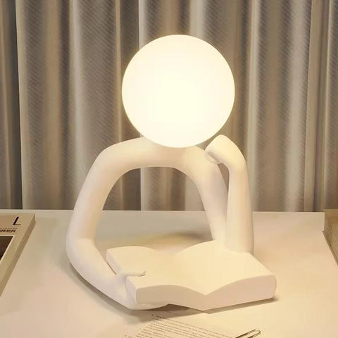 Abstract Thinker Reading Desk Lamp
