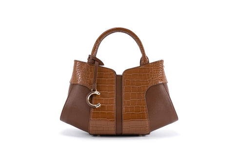 Chrisbella Classic Brown Handbag