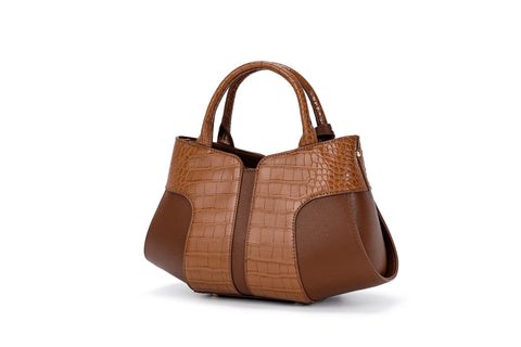 Chrisbella Classic Brown Handbag