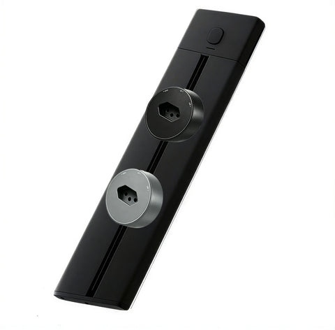 Matte Black Cylindrical Rotatable Desktop & Countertop Power Socket