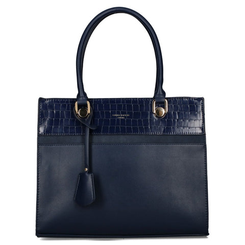 David Jones Blue Executive Handbag DJ293M