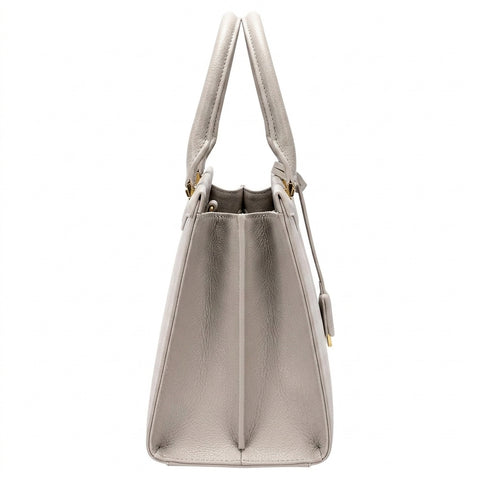 DAVID JONES Women's Structured Top-Handle Handbag (Cream)
