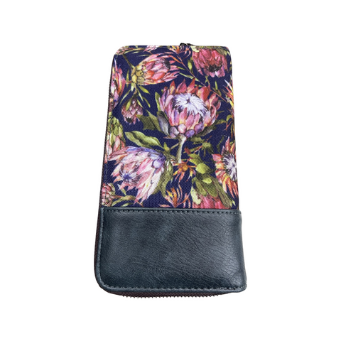 Protea Double Zip Wallet - Black