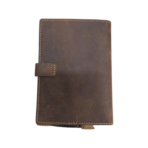 Leather Passport Wallets - Caramel - Rfid