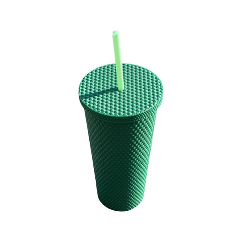 Green Jelly Grid Tumbler